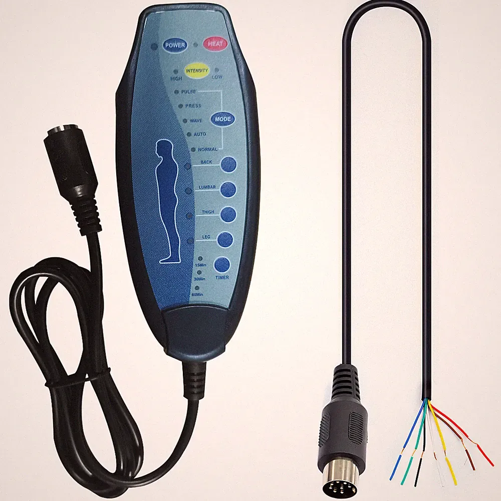 8 Female Pin Remote F/ Massage Power Lift Recliner Chair Hand Controller W/ Heat